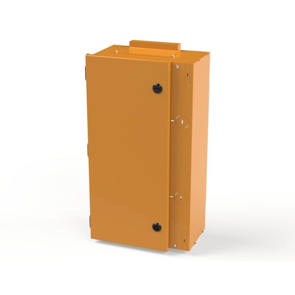 1/4 Turn Latch Electrical Enclosures, 22 in H, 6-1/2 in D, 12 in W, NEMA 1, Carbon Steel